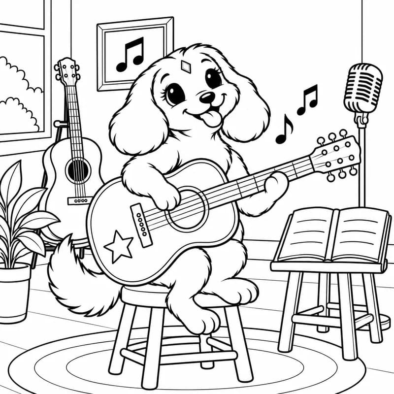 Sample coloring page 3 from Nashville